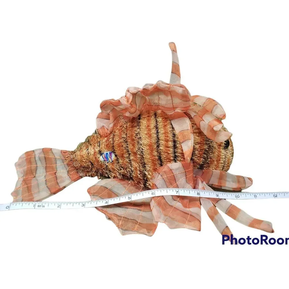 Webkin Ganz Orange Lionfish Stuffed Plush